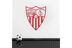 Vipol. Escudos equipos deportivos varios tamaños (SEVILLA 58X70 ROJO)