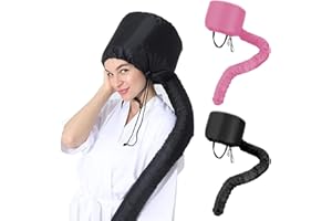 Casco per Asciugatura Capelli TAIZER 2pcs Cuffia Termica per Capelli per Asciugacapelli Senza Mani Cuffia Asciugacapelli Cofano Cappuccio Asciugacapelli Casco Cuffia Asciuga Capelli Asciugatura Cuffia