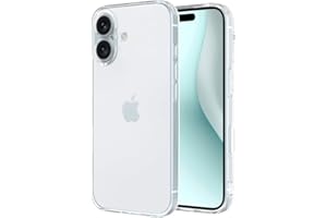 Captor Coque Transparente pour iPhone 16, étui TPU en Silicone Souple Souple et Fin avec Bord surélevé pour écran et Protection Appareil Photo (Bords surélevés et Protection de l'appareil Photo)