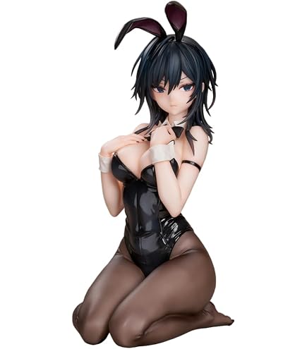 Tongyundacheng Rascal Does Not Dream of Bunny Girl Senpai Anime Figure Mai Bunny PVC Action Figure 15 cm Modello Seduto Statua da Collezione Decorazione per la Casa Ornamenti Desktop