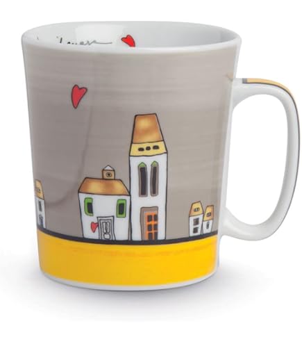 Tazza In Porcellana Gialla Egan – Collezione Cocoricò – 228012 – Oggetto Da Colazione Design