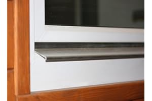 KOPEME Wasserschenkel WS35 35 mm x 100 cm Alu roh, Wassernase Wetterschenkel