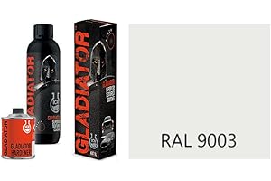 shabbychiccolors GLADIATOR RAPTOR vernice texturizzata al altissima resistenza al graffio tipo raptor (bianco ral 9003)