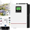 Solar Hybrid Inverter Charger (1000W/1500W), 12/24VDC to 220-240VAC, Built in 40A MPPT Charge Controller, Work with Lead Acid/Lifepo4 (Support Batteryless),12V-1000W