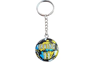 RIKE'S Genérico Llavero NBA - Keychain - Coleccionables Varios Equipos Pelota Deportiva Baloncesto - Colgante Creativo 3D