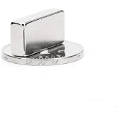 MNS Magneteksan 20x10x5 mm Neodium Magnet, Very Strong Rectangular Neodymium Magnet - Set of 4 Pieces