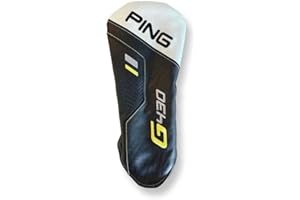 New PING G430 Driver Leather Headcover Black/White
