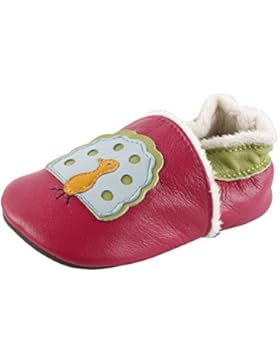 Freefisher Lauflernschuhe, Krabbelschuhe, Babyschuhe, Winter gefüttert - in vielen Designs ( 12-18 Monate, Pfau...
