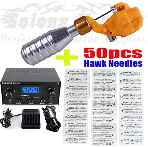 QQDD Complete Tattoo Machine Kit German Motor RCA Interface