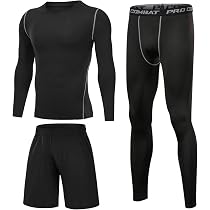 Pantaloni Yoga Uomo Maxfit In Lycra Italiana – Collant A Compressione Moderata Per Palestra E Running – Taglie M-XXL