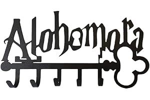 gszfsm001 - Portachiavi in metallo creativo di Halloween con 5 ganci in ferro artistico da parete adesivo appendiabiti organizer cappello portasciugamani per la decorazione di ingresso