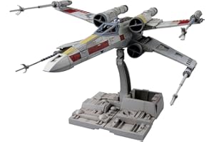 Revell (Bandai Original 01200 Star Wars X-Wing Starfighter (Luke Skywalker) Échelle 1:72 Non construit/pré-coloré/clipsé (sans Colle) Kit de modélisme en Plastique avec Base de présentation