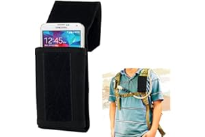 HAIFISCHTECH Outdoor Handytasche Schwarz Rucksack Handytasche 17x8,3x3,5cm Smartphonetasche Schutzhülle Jäger für Samsung Galaxy S5 S4 S3 S2 iPhone 5 5S iPhone 4 4S