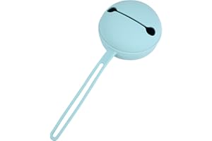 WATAWATA Baby Dummy Case, Pacifier Case, Travel Soother Box, Transparent Soother Pod Pacifier Holder Box for Kids (Small, Blue-L)