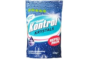 MILCEA Kontrol Damp Krystals 2.5Kilo Refill Bag No Scent Damp Moisture Trap.