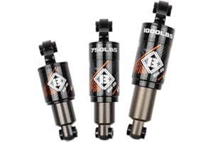 Gdfnmogo Amortisseur arrière pour vélo électrique, scooter électrique, VTT, 453,6 kg, 165 mm (125 mm, 340,2 kg)