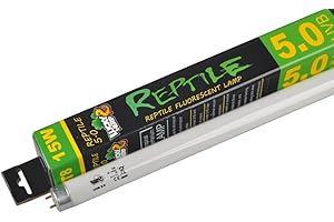 Lucky Herp Tube fluorescent UV 5.0 pour terrarium tropical - 15 W - 45,7 cm - T8