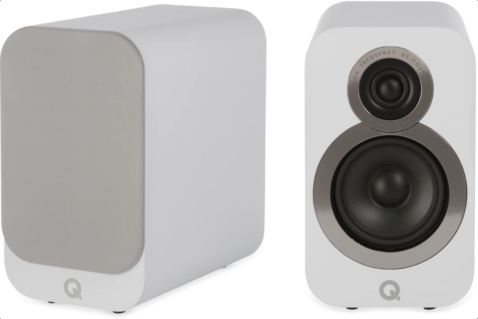 Q ACOUSTICS 3010I Compact Bookshelf Speakers - Pair - Arctic White