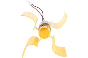 NIVVITY DC 0.1V-5.5V 100-6000 RPM Micro turbine eoliche verticali, kit fai-da-te Piccolo motore Turbine eoliche verticali Lame Breeze Generatore di elettricità