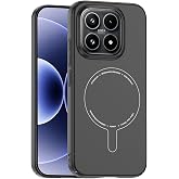 Aksesuarcim Xiaomi Mi 17 ile Uyumlu Kılıfı Ultra İnce Kamera Lens Korumalı M-Safe Şarj &Ouml;zellikli Sert Silikon Kapak Elio Siya