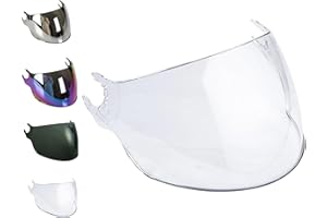 EvoParts Visiera casco jet LS2 OF562 Airflow (no Airflow 2) (Trasparente)