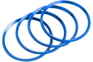 Car Hub Centric Rings, MoreChioce 4Pcs Aluminium Alloy Car Wheel Hub Centric Decorative Ring Car Accessories Compatible for Rav4Corolla CamryCrown,Blue