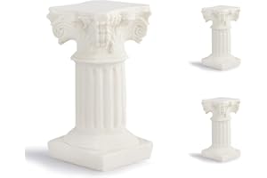 CHmiss 3 Pezzi Della Colonna Greca Decorazioni, Colonna Romana da Interno, Colonna rRomana in Resina, Statua Romana Della Colonna Greca, resina statuetta base scultura matrimonio decorazioni tavolo