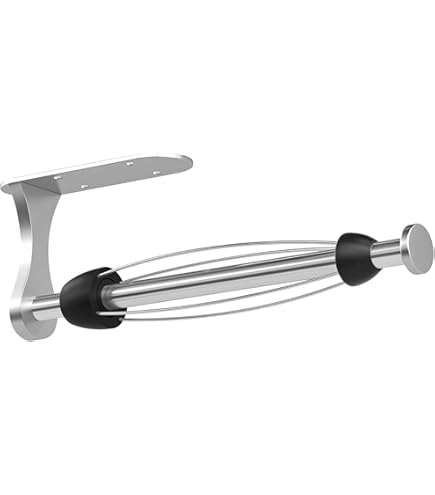FERCOSEN hakenlijst keuken zonder boren met zuignap, afneembare houder voor keukengerei. Roestvrij, gemakkelijk schoon te maken, met 8 haken, 40 cm lang en draagvermogen, Aluminium