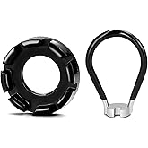 Homord Speichenschlüssel Fahrrad aus Stahl, Speichenspanner - Nippelspanner 6 Größen 10-15 Gauge Spoke Tool für Fahrrad, Bike