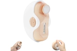 KUIRUNRX® Cortaúñas Eléctrico, Lijado Automático de Uñas, Lima de Uñas Eléctrica Con Recortador de Uñas y Pulidor Recargable Por USB, Para Manicura de Niños, Adultos, Mayores(Blanco)