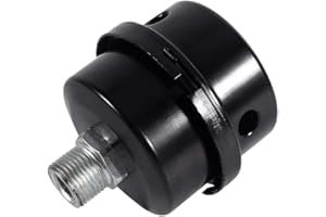 Nikou Air Compressor Oil Filter Parts Muffler, 3/8" 16mm Metal Silencer Air Compressor Intake Thread for Air Compressor Spare Partscompressor Air Filter