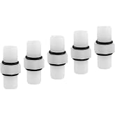 sourcing map 5pcs Quick Connect Water Purifiers Accessories 1/4" BSP | Pipe Connector Push Hose Pipe Filter Union Pipes for R