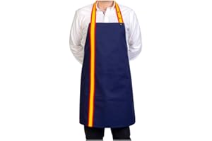 Zings Delantal de cocina con peto Bandera de España