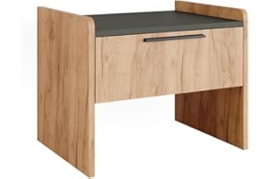 ‎VICCO Vicco Esszimmerbank Roman, Goldkraft Eiche/Anthrazit, 53.5 x 41.1 cm mit 1 Schublade