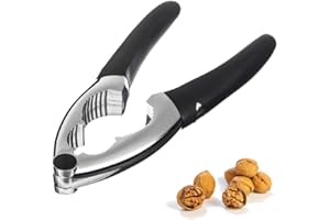 Ghidini Casse Noisette Multifonctionnel Pince Casse Casse Noix Métallique avec poignée antidérapante pour Noix ou crustacés pour la Cuisine à la Maison