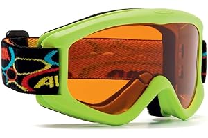 ALPINA CARVY 2.0 - Beschlagfreie, Extrem Robuste & Bruchsichere Skibrille Mit 100% UV-Schutz Für Kinder