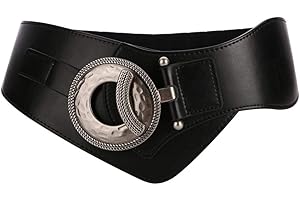 SYMOL Ceinture Femmes Stretch Ceinture Élastique Ceinture Taille Ceinture Femmes Large 7,5 CM Ceinture En Cuir Grande Taille 70-160CM Mode Femme Ceinture Ceinture Extensible.