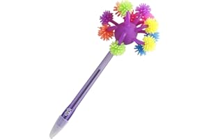 Tinc, Stylo Fantaisie Enfants, Stylo Personnage Lumineux, Tête Vacillante, Encre Bleue, Accessoire École, Jouet Amusant, Compatible Étui Tinc, Original et Fun