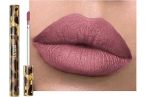 Anifer Rossetto liquido opaco vellutato, trucco duraturo e impermeabile, lucidalabbra antiaderente con lucentezza istantanea, (viola caldo neutro.02)