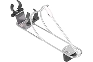 KIMISS Porte-bague de Natation, Support en Fer à Cheval pour Bouées de Sauvetage, Support de Bouée de Sauvetage Marine pour Bateau Sélection D'angle Arbitraire Petit Volume Installation Facile Raccords de Qu