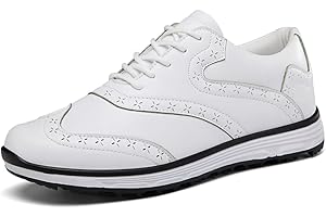 YOUNGTIE Golfschuhe Herren Schuhe Herren Sportschuhe Atmungsaktive Herren-Golfschuhe für den Außenbereich wasserdichte rutschfeste Gummisohle Ganzjährige Golfschuhe für Herren