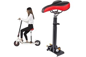 E-Scooter sits, elektrisk skoter, justerbar 40–60 cm, universell fällstolsits, elektrisk skoter, sits, universell med andning