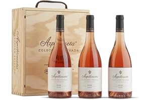 Azpilicueta Colección Privada Rosado Caja de madera Premium 3 botellas D.O.Ca Rioja Vino - 750 ml