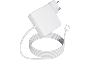 ADAPTAKE MacBook Pro Charger,85W T-Tip Adapter Compatible with MacBook Pro 13 15 17 Inch 2012 2013 2014 2015，Model A1174,A1290,A1424,A1398,A1343,A1222,A1172