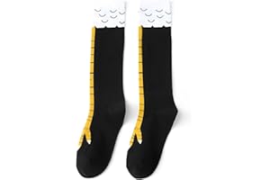 AOEVUIR 1 Pair Lithyc Calzini con Cosce di Pollo Calze Cosce di Pollo Divertenti Calzini Alla Coscia di Pollo Piedi di Pollo Sopra Ginocchio Socks Regali Per Donne Uomini E Bambini