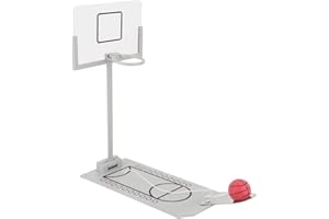 Ymiko Creative Funny Desktop Miniature Basketball Game Toy, Mini Desktop Tabletop Portable Travel Or Office Game Set for Indoor/Outdoor, Fun Sports Novelty Toy Or Gag Gift Idea