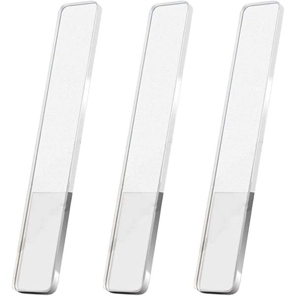 Kristall Glas Nagelfeilen Set 3er-Pack – Nano-Glas, Für Natürliche Nägel, Schonend Polieren & Glätten