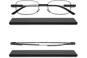 Mcoorn Gafas de Lectura Delgadas Ligeras, Portatiles Anti Luz Azul para Mujer Hombre