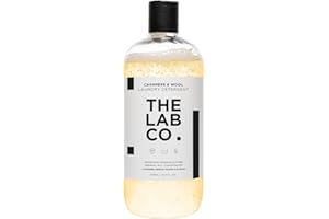 The Lab Co. Cashmere & Wool Laundry Detergent – 500ml (32 Washes) – Gentle Wash for Cashmere, Merino, Mohair & Wool Blends – Hand & Machine Wash Safe – Non-Bio - Myrrh, Cinnamon & Cedarwood Scent