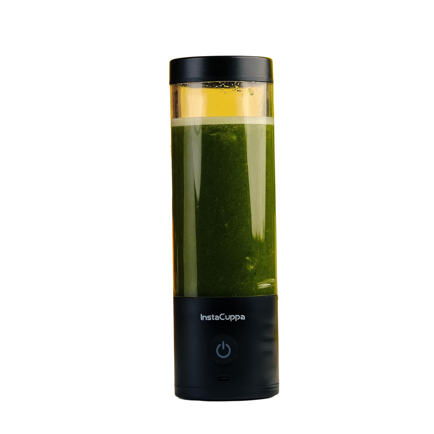 InstaCuppa Ultra Slim Portable Blender Bottle Review: Upgraded 180W Power, 3000mAh Battery, USB Type-C Rechargeable, 6 Stainless Steel Blades, 480ml Capacity, Magnetic Lock Safety